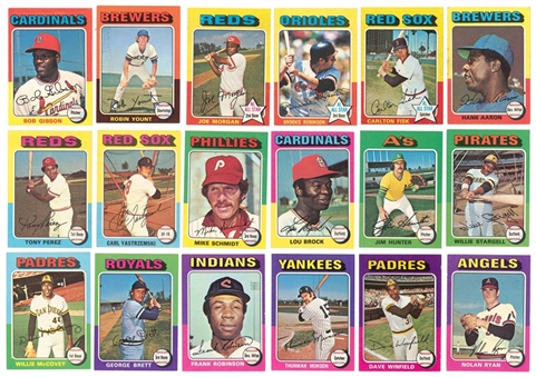1975 Topps Baseball Mini Complete Set (660)